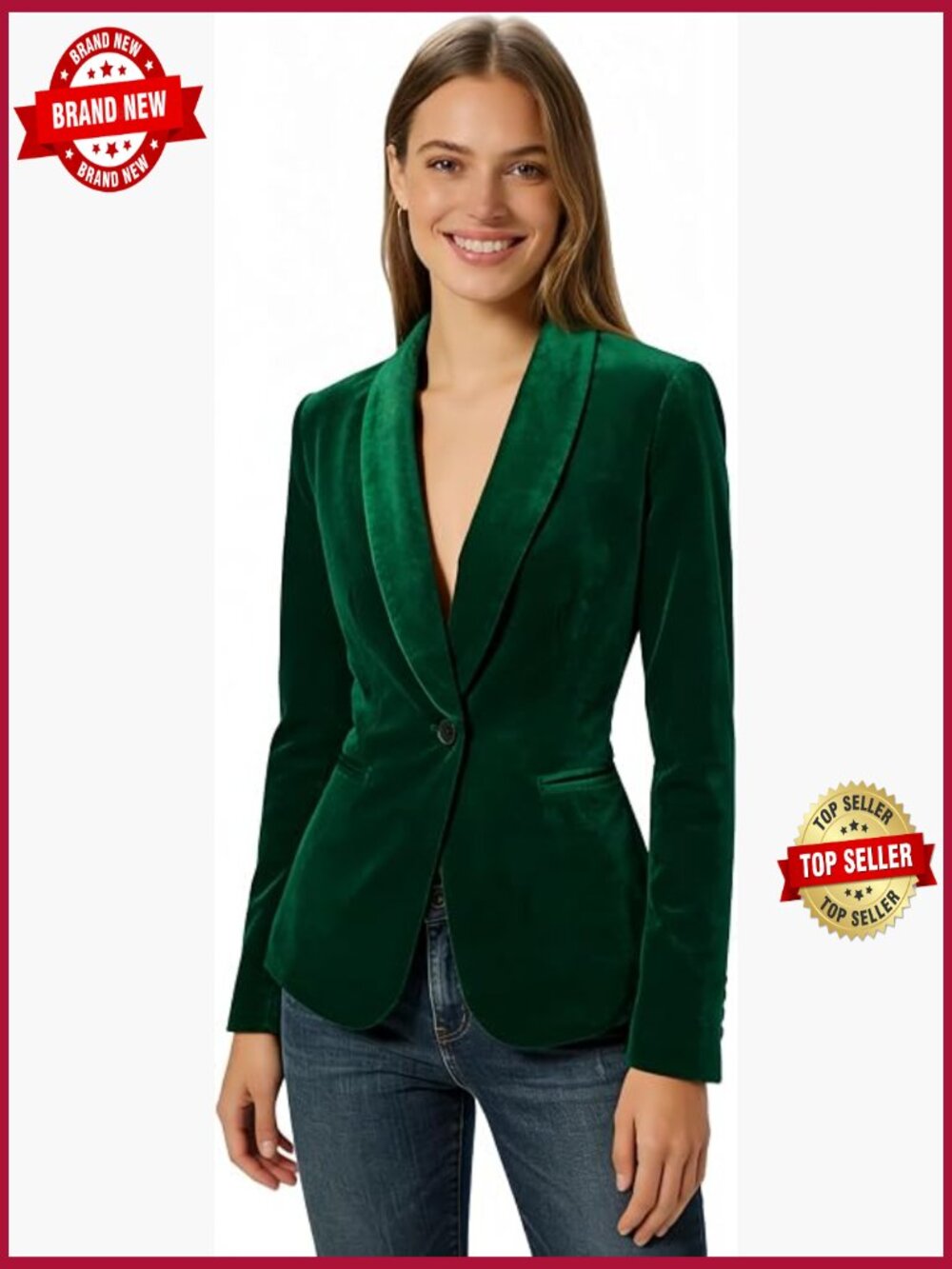 Velvet Shawl Collar Blazer Slim Fit Office Coat Wedding Tuxedo Jacket